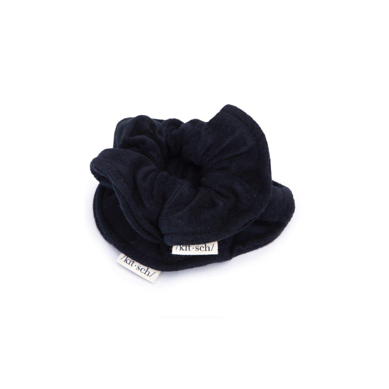 Microfiber Towel Scrunchies - Black