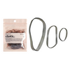 No Snag Elastics 100 pcs - Brown