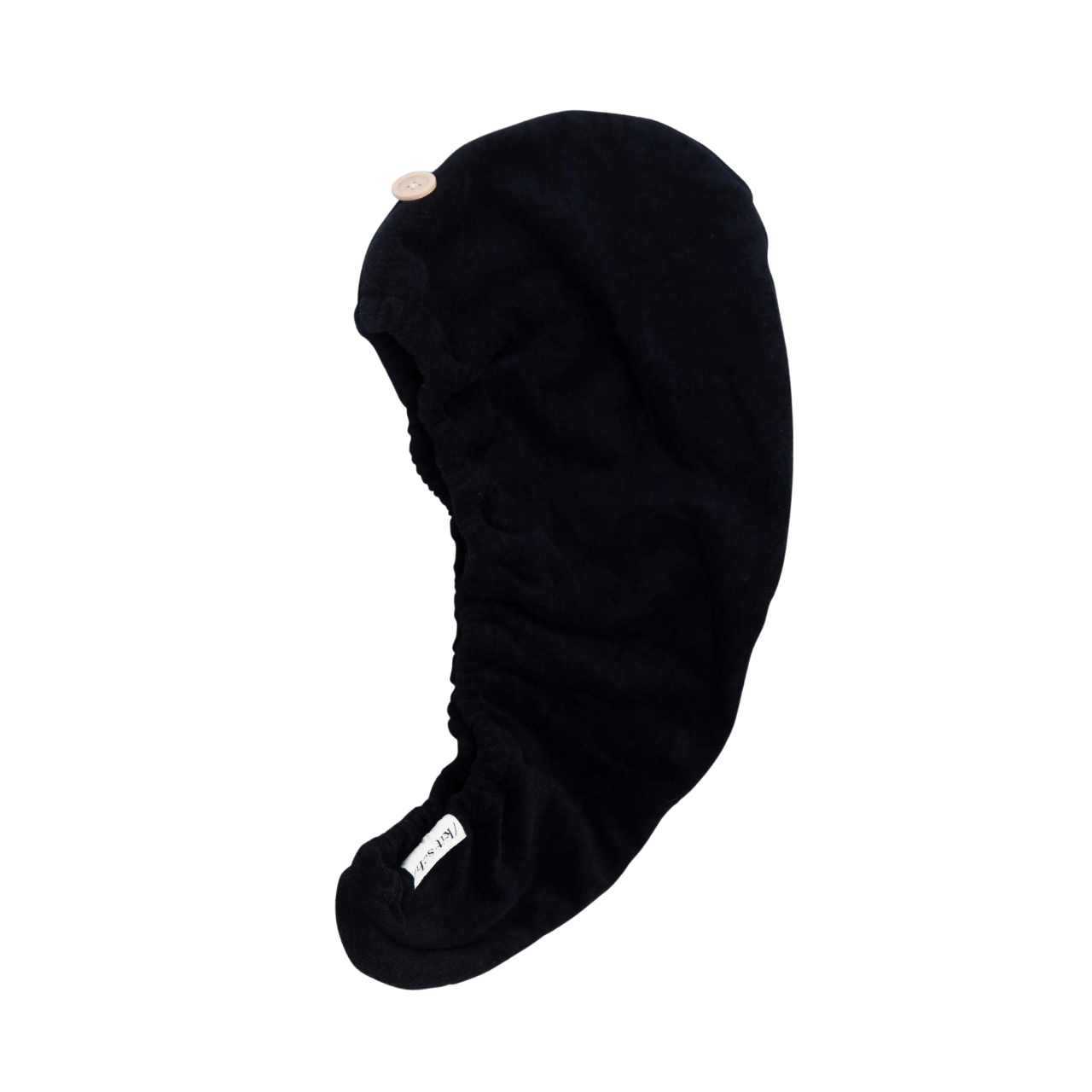 Microfiber Hair Towel Black Knockout Beauty