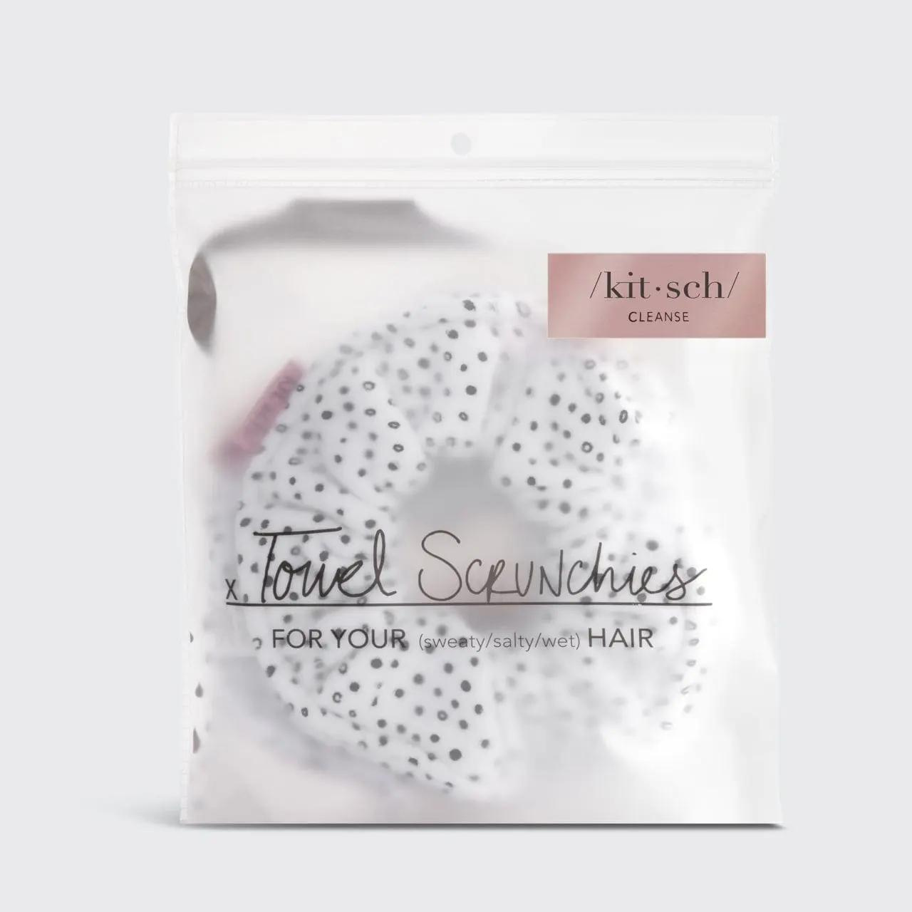 Microfiber Towel Scrunchies - Micro Dot